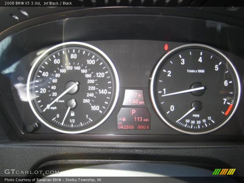 Jet Black / Black 2008 BMW X5 3.0si