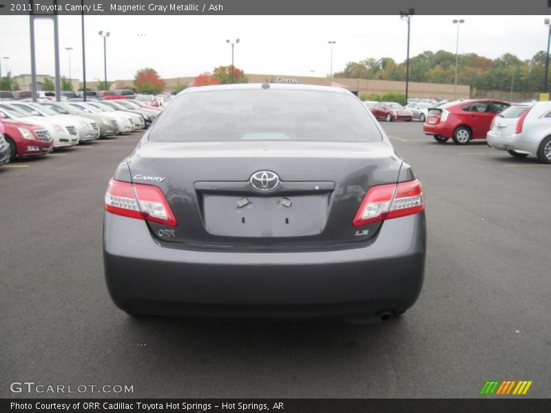 Magnetic Gray Metallic / Ash 2011 Toyota Camry LE