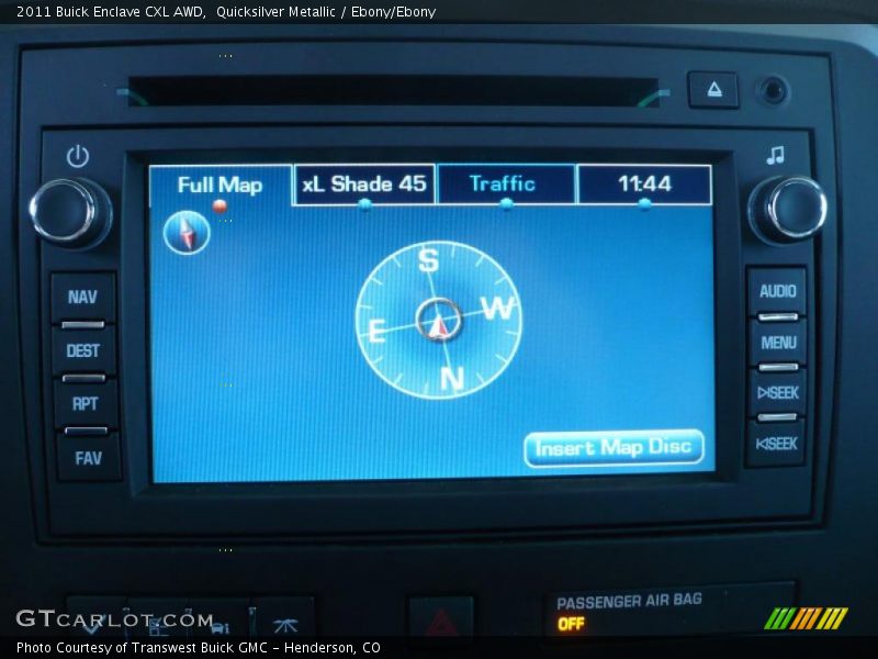 Navigation of 2011 Enclave CXL AWD