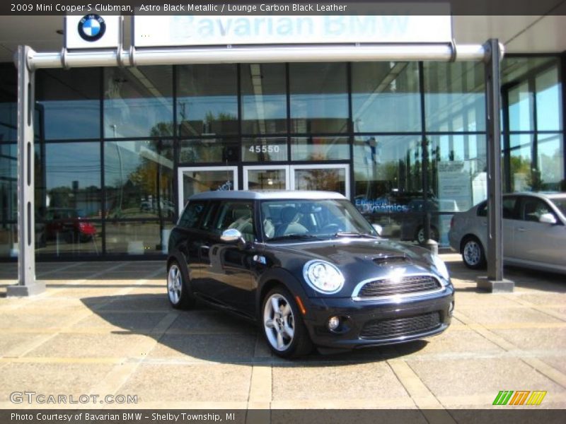 Astro Black Metallic / Lounge Carbon Black Leather 2009 Mini Cooper S Clubman