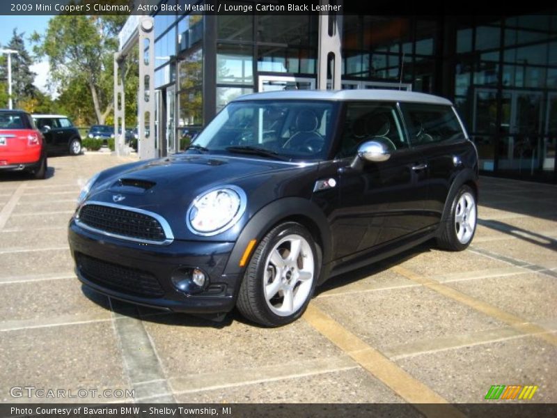 Astro Black Metallic / Lounge Carbon Black Leather 2009 Mini Cooper S Clubman
