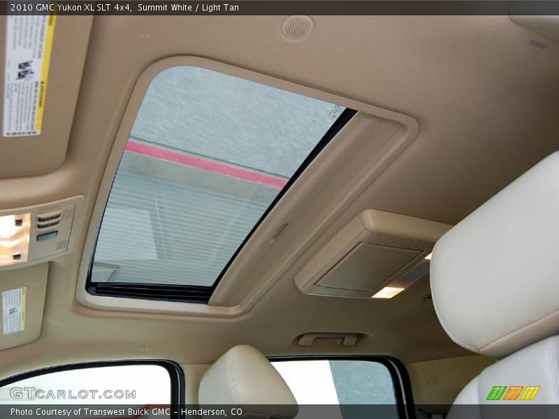 Summit White / Light Tan 2010 GMC Yukon XL SLT 4x4