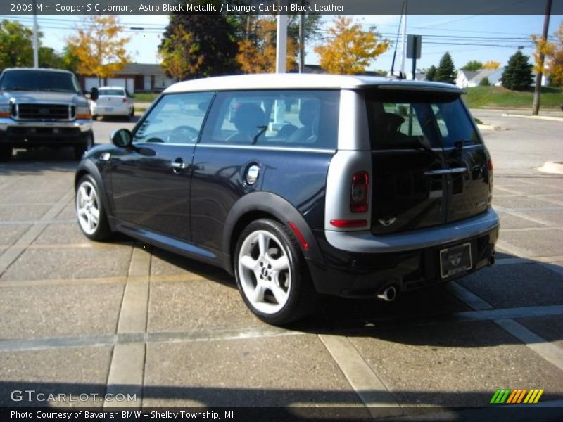 Astro Black Metallic / Lounge Carbon Black Leather 2009 Mini Cooper S Clubman