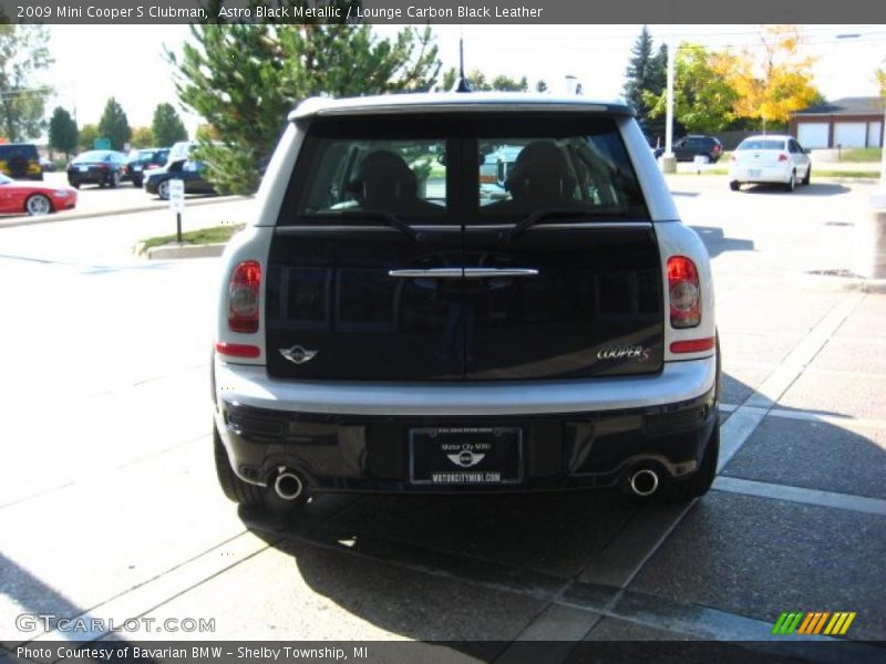 Astro Black Metallic / Lounge Carbon Black Leather 2009 Mini Cooper S Clubman