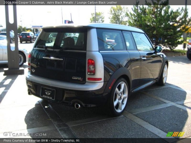 Astro Black Metallic / Lounge Carbon Black Leather 2009 Mini Cooper S Clubman