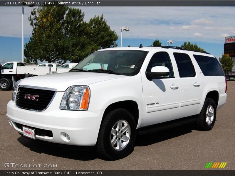 Summit White / Light Tan 2010 GMC Yukon XL SLT 4x4