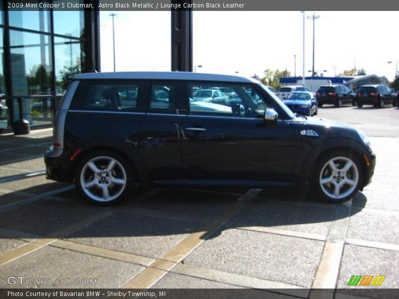 Astro Black Metallic / Lounge Carbon Black Leather 2009 Mini Cooper S Clubman