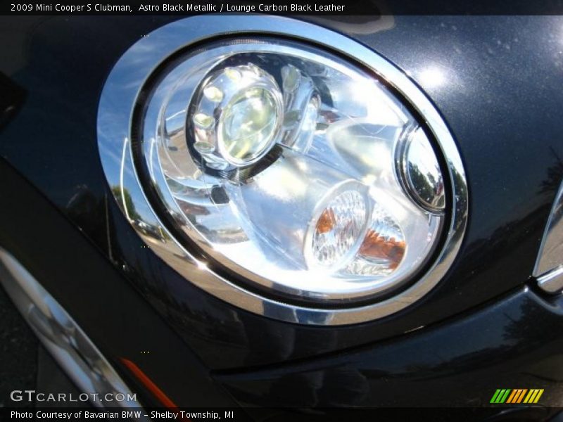 Astro Black Metallic / Lounge Carbon Black Leather 2009 Mini Cooper S Clubman