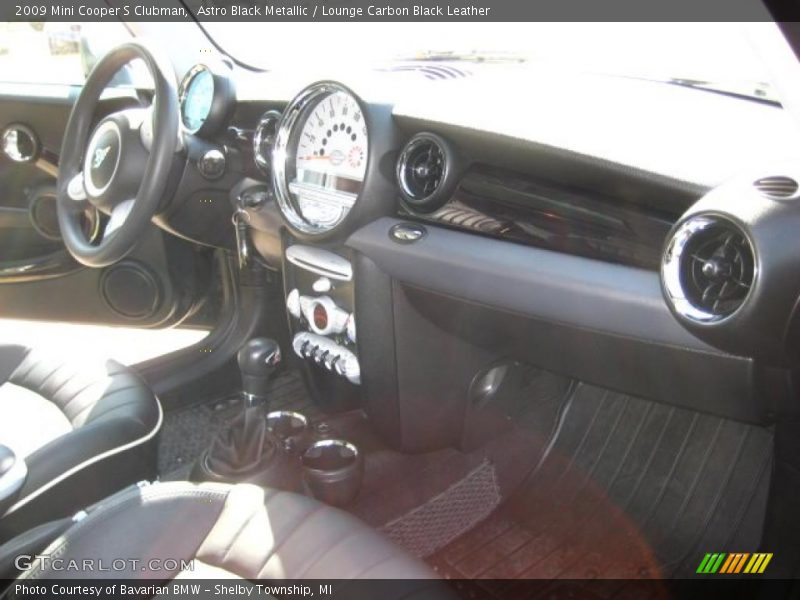 Astro Black Metallic / Lounge Carbon Black Leather 2009 Mini Cooper S Clubman