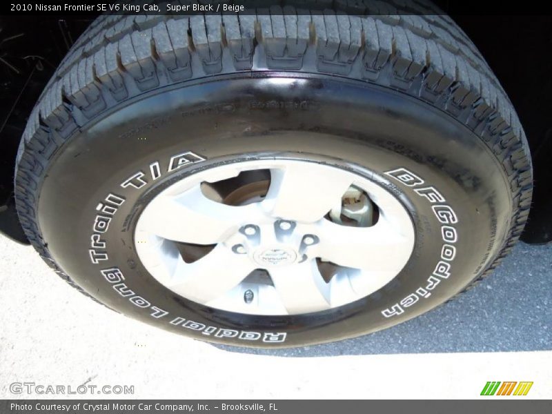 Super Black / Beige 2010 Nissan Frontier SE V6 King Cab