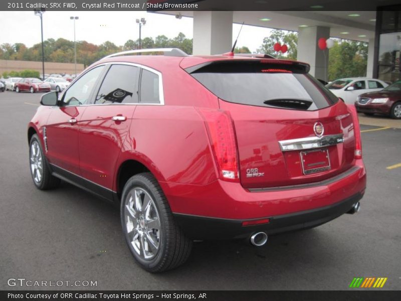 Crystal Red Tintcoat / Shale/Brownstone 2011 Cadillac SRX FWD