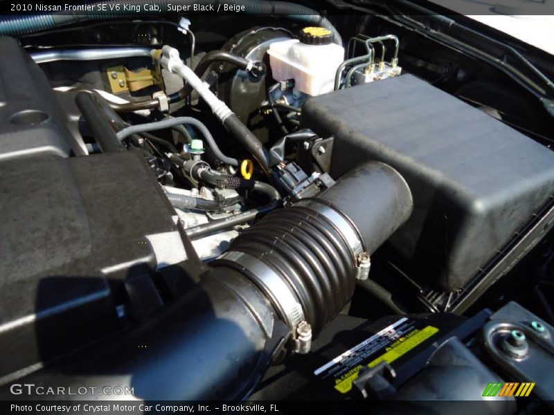 Super Black / Beige 2010 Nissan Frontier SE V6 King Cab