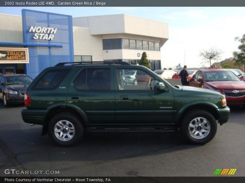 Garden Green Mica / Beige 2002 Isuzu Rodeo LSE 4WD
