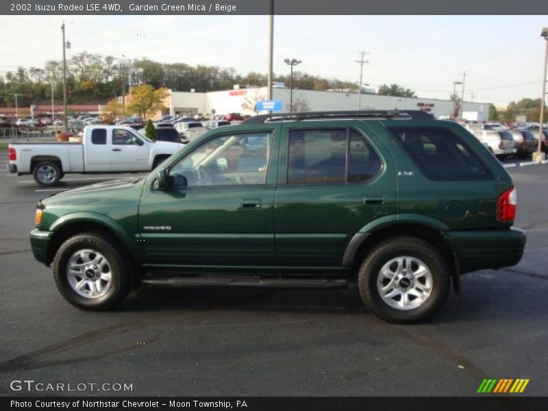 Garden Green Mica / Beige 2002 Isuzu Rodeo LSE 4WD