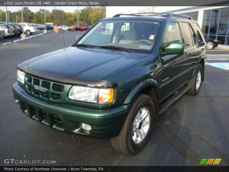 Garden Green Mica / Beige 2002 Isuzu Rodeo LSE 4WD