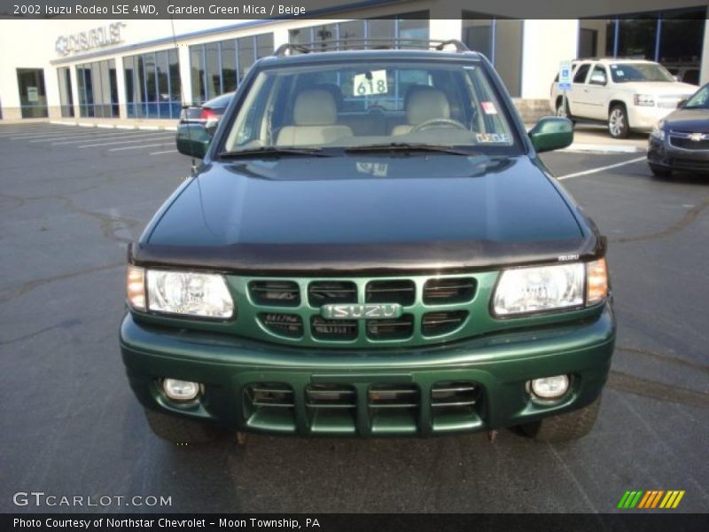 Garden Green Mica / Beige 2002 Isuzu Rodeo LSE 4WD