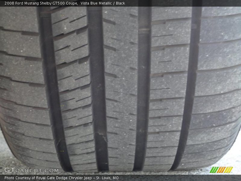 Vista Blue Metallic / Black 2008 Ford Mustang Shelby GT500 Coupe