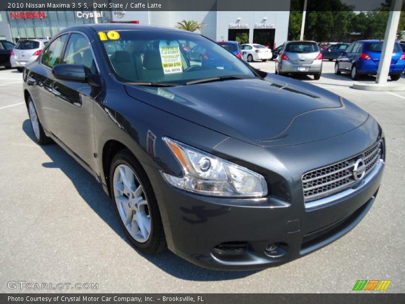 Dark Slate / Caffe Latte 2010 Nissan Maxima 3.5 S