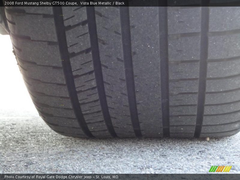 Vista Blue Metallic / Black 2008 Ford Mustang Shelby GT500 Coupe
