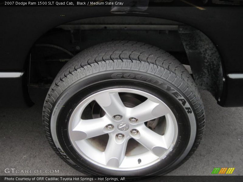 Black / Medium Slate Gray 2007 Dodge Ram 1500 SLT Quad Cab