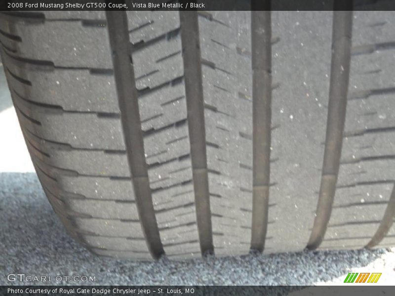 Vista Blue Metallic / Black 2008 Ford Mustang Shelby GT500 Coupe
