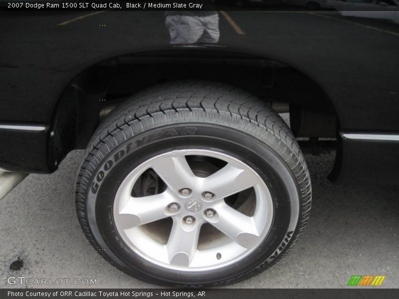 Black / Medium Slate Gray 2007 Dodge Ram 1500 SLT Quad Cab