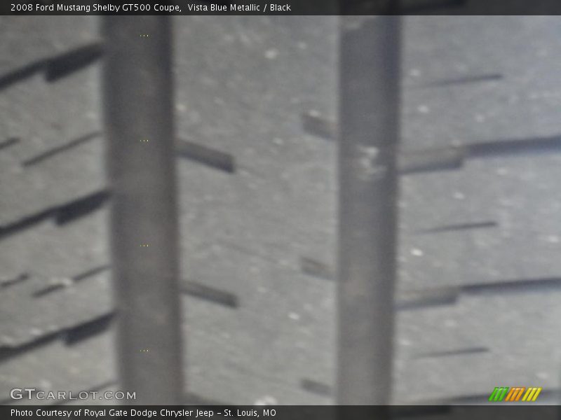 Vista Blue Metallic / Black 2008 Ford Mustang Shelby GT500 Coupe