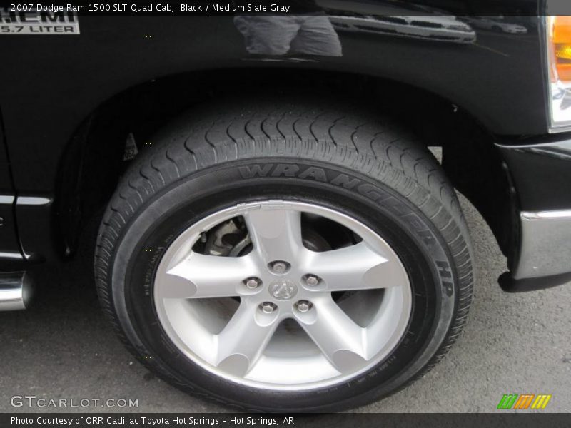 Black / Medium Slate Gray 2007 Dodge Ram 1500 SLT Quad Cab