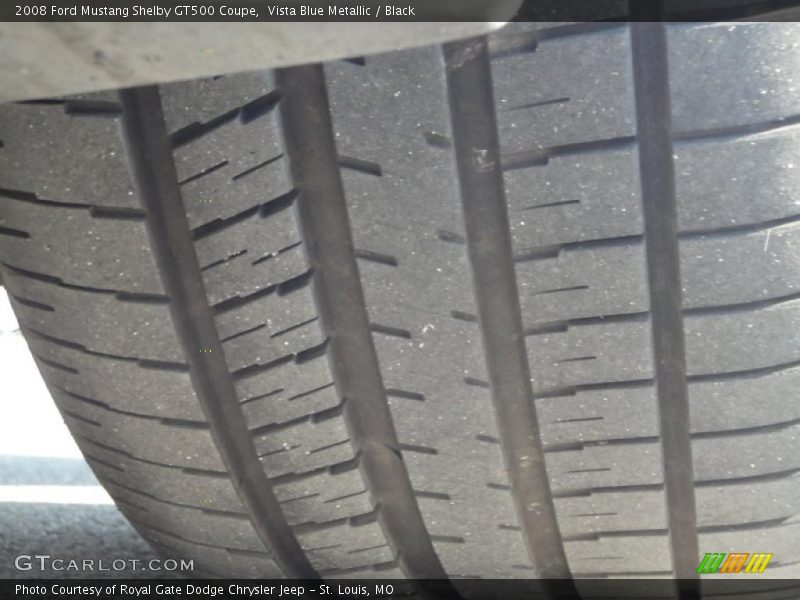 Vista Blue Metallic / Black 2008 Ford Mustang Shelby GT500 Coupe