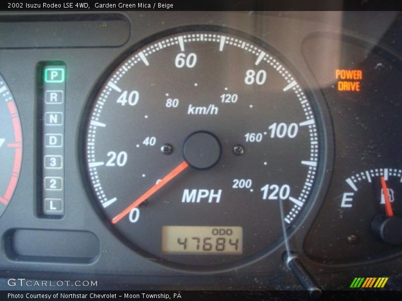 Garden Green Mica / Beige 2002 Isuzu Rodeo LSE 4WD