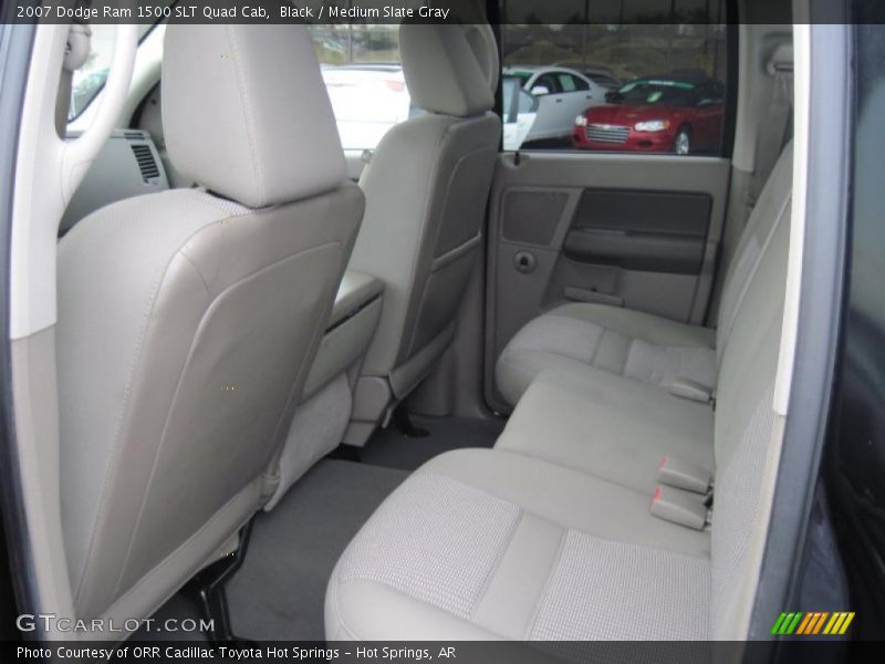 Black / Medium Slate Gray 2007 Dodge Ram 1500 SLT Quad Cab