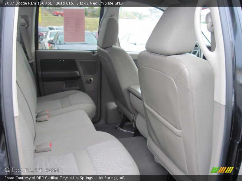 Black / Medium Slate Gray 2007 Dodge Ram 1500 SLT Quad Cab