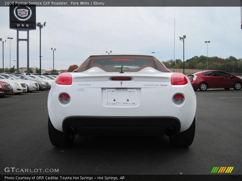 Pure White / Ebony 2008 Pontiac Solstice GXP Roadster