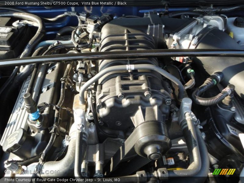  2008 Mustang Shelby GT500 Coupe Engine - 5.4 Liter Supercharged DOHC 32-Valve V8