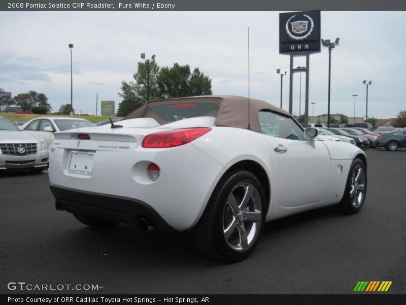 Pure White / Ebony 2008 Pontiac Solstice GXP Roadster
