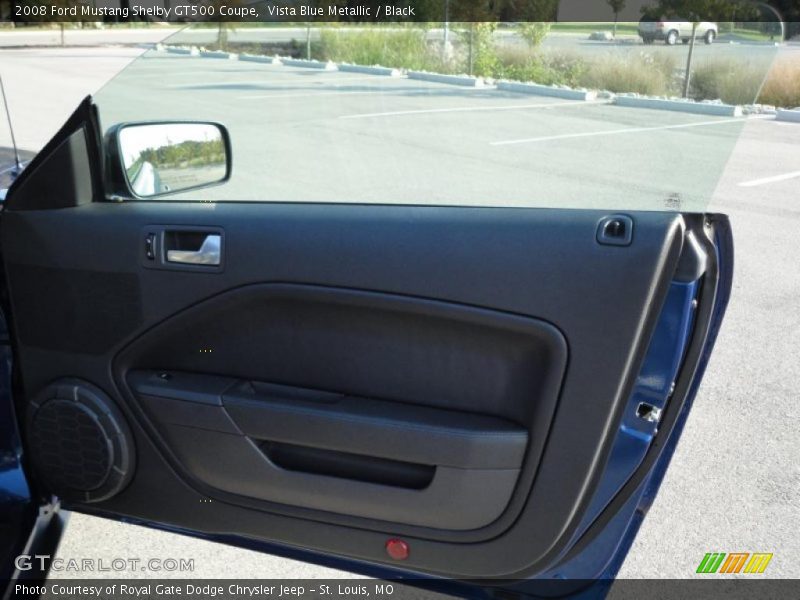 Vista Blue Metallic / Black 2008 Ford Mustang Shelby GT500 Coupe