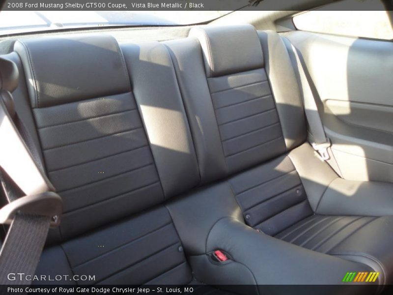 Vista Blue Metallic / Black 2008 Ford Mustang Shelby GT500 Coupe