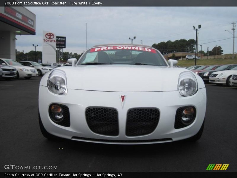 Pure White / Ebony 2008 Pontiac Solstice GXP Roadster