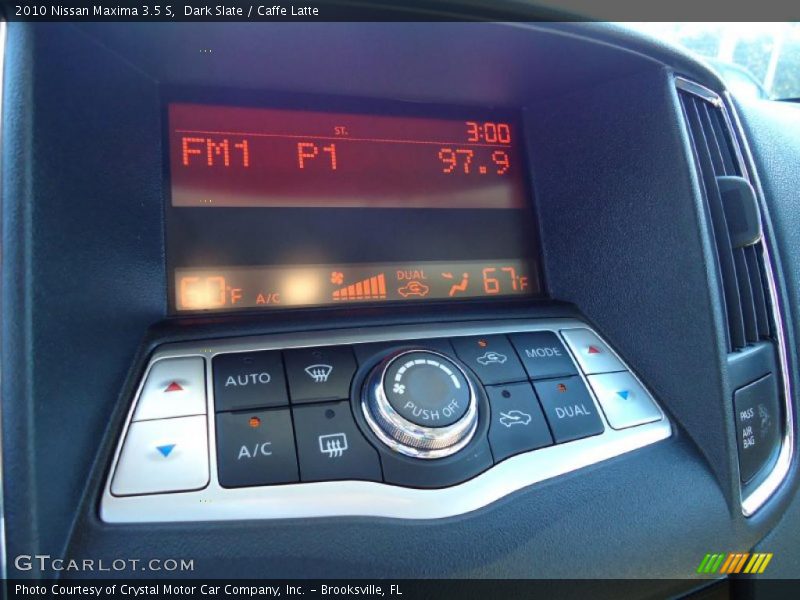 Dark Slate / Caffe Latte 2010 Nissan Maxima 3.5 S