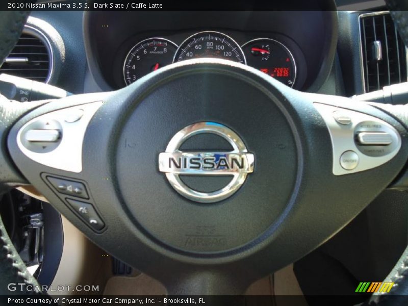 Dark Slate / Caffe Latte 2010 Nissan Maxima 3.5 S