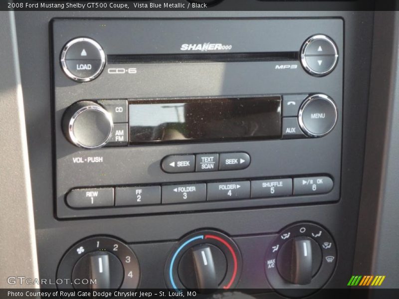 Audio System of 2008 Mustang Shelby GT500 Coupe