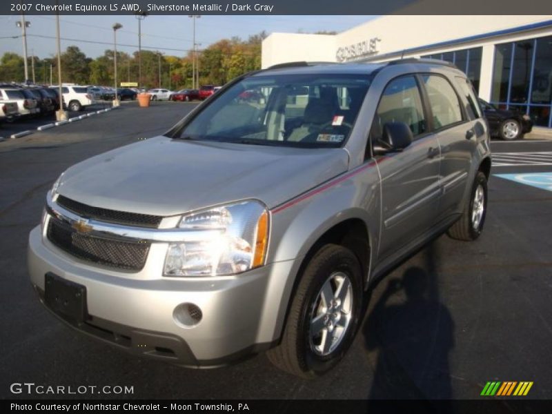 Silverstone Metallic / Dark Gray 2007 Chevrolet Equinox LS AWD