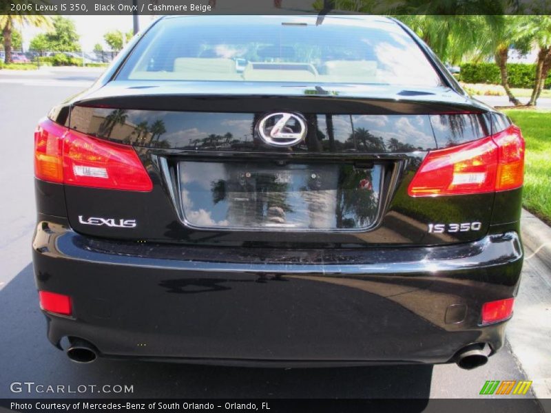 Black Onyx / Cashmere Beige 2006 Lexus IS 350