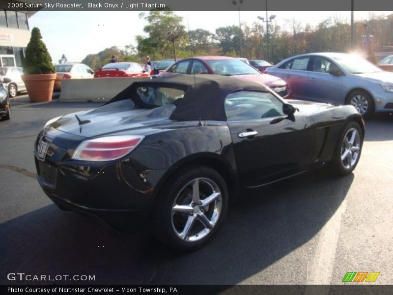 Black Onyx / Light Titanium 2008 Saturn Sky Roadster