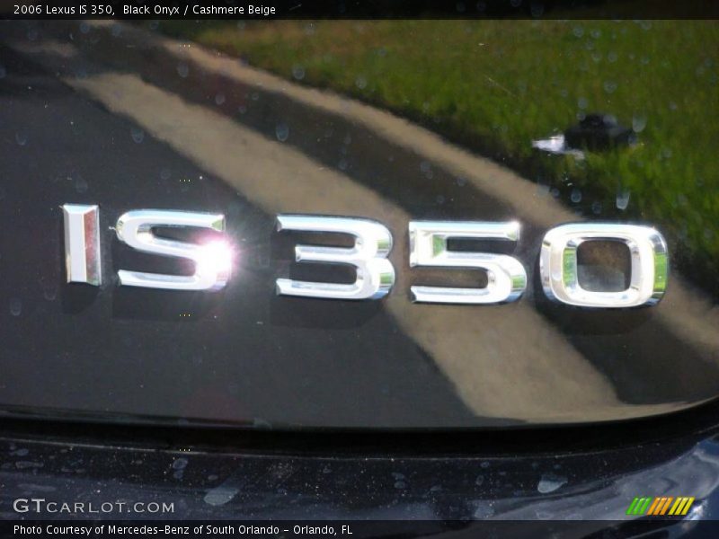Black Onyx / Cashmere Beige 2006 Lexus IS 350