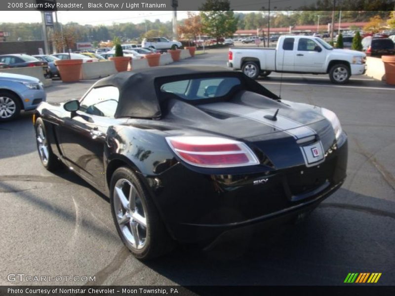 Black Onyx / Light Titanium 2008 Saturn Sky Roadster
