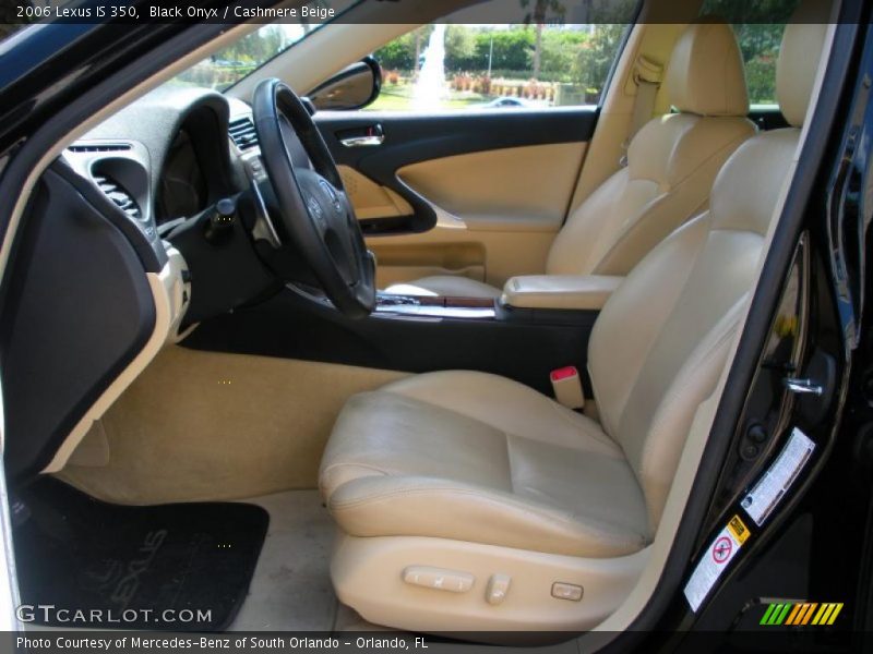 Black Onyx / Cashmere Beige 2006 Lexus IS 350