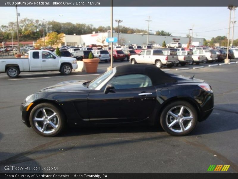 Black Onyx / Light Titanium 2008 Saturn Sky Roadster