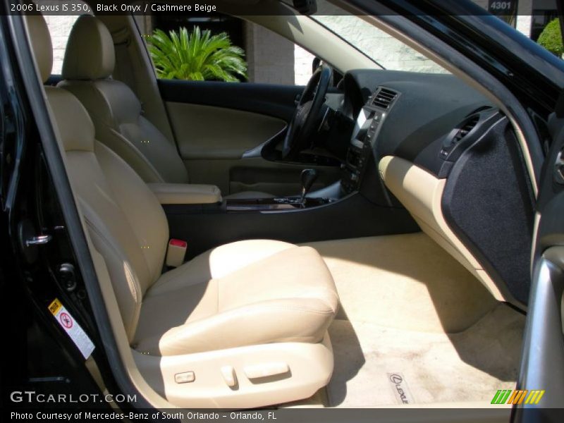 Black Onyx / Cashmere Beige 2006 Lexus IS 350