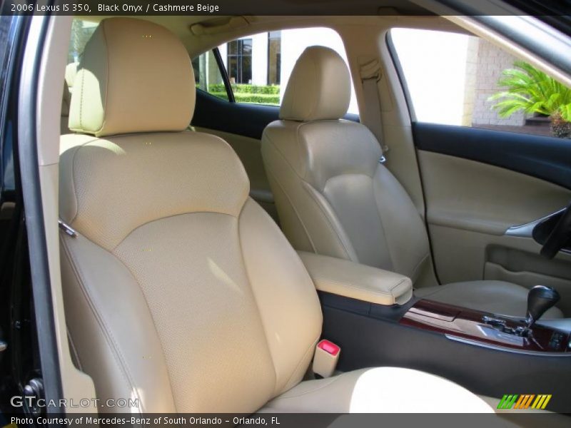 Black Onyx / Cashmere Beige 2006 Lexus IS 350